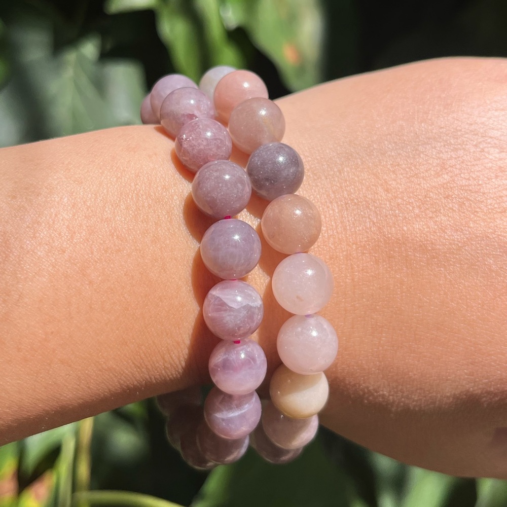 10mm purple‎ bracelet set